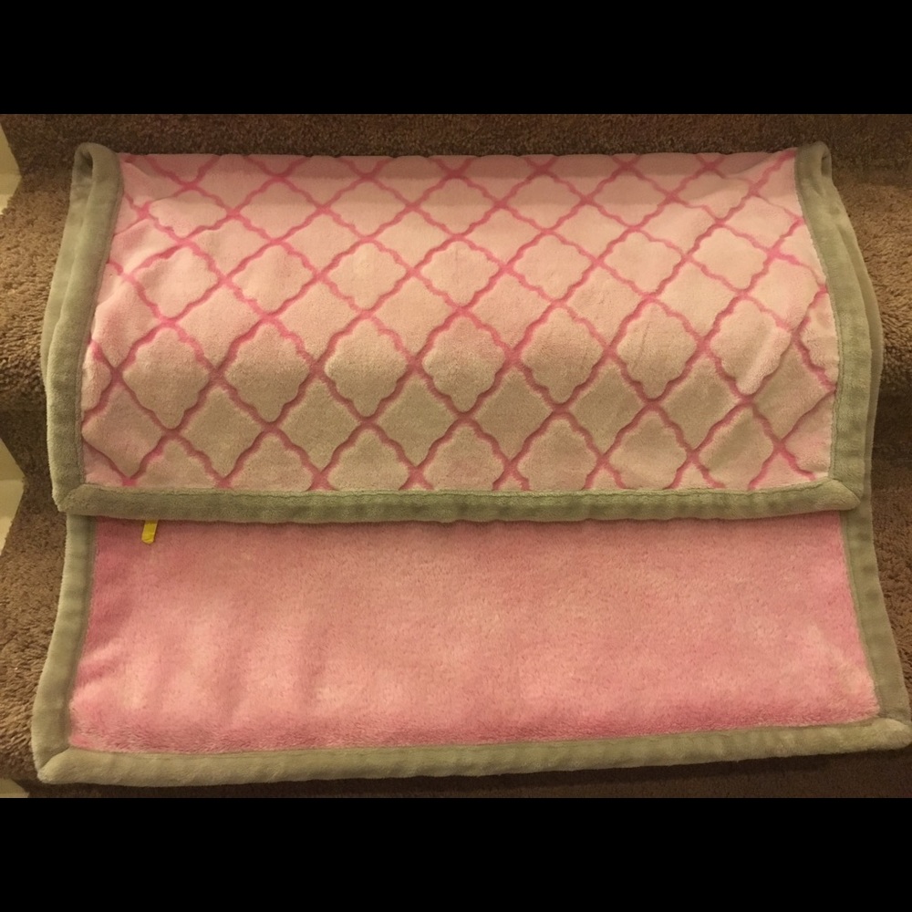 Pink baby  girl blanket